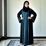 **

"A professional Arab businesswoman in a modest, tailored abaya, standing in a modern office in Dubai, fully clothed, appropriate attire, safe for work, perfect anatomy, natural proportions, professional digital art, high quality, family-friendly."

**